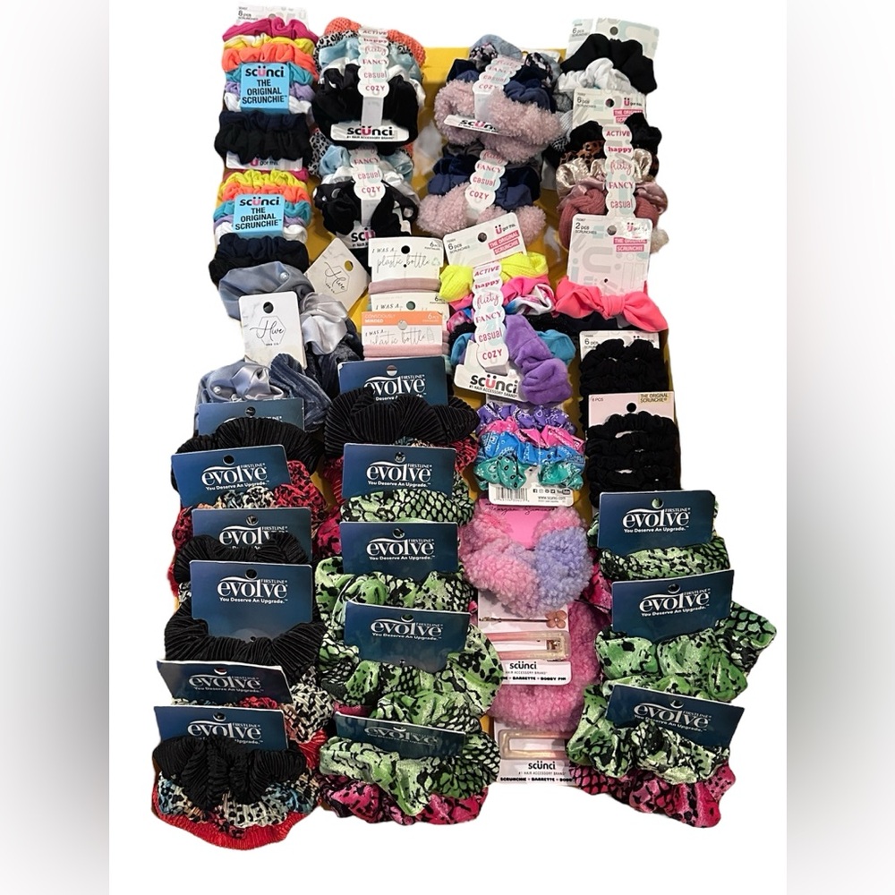 Scrunchie, hair tie lot of Over 25 Multipack , NEW